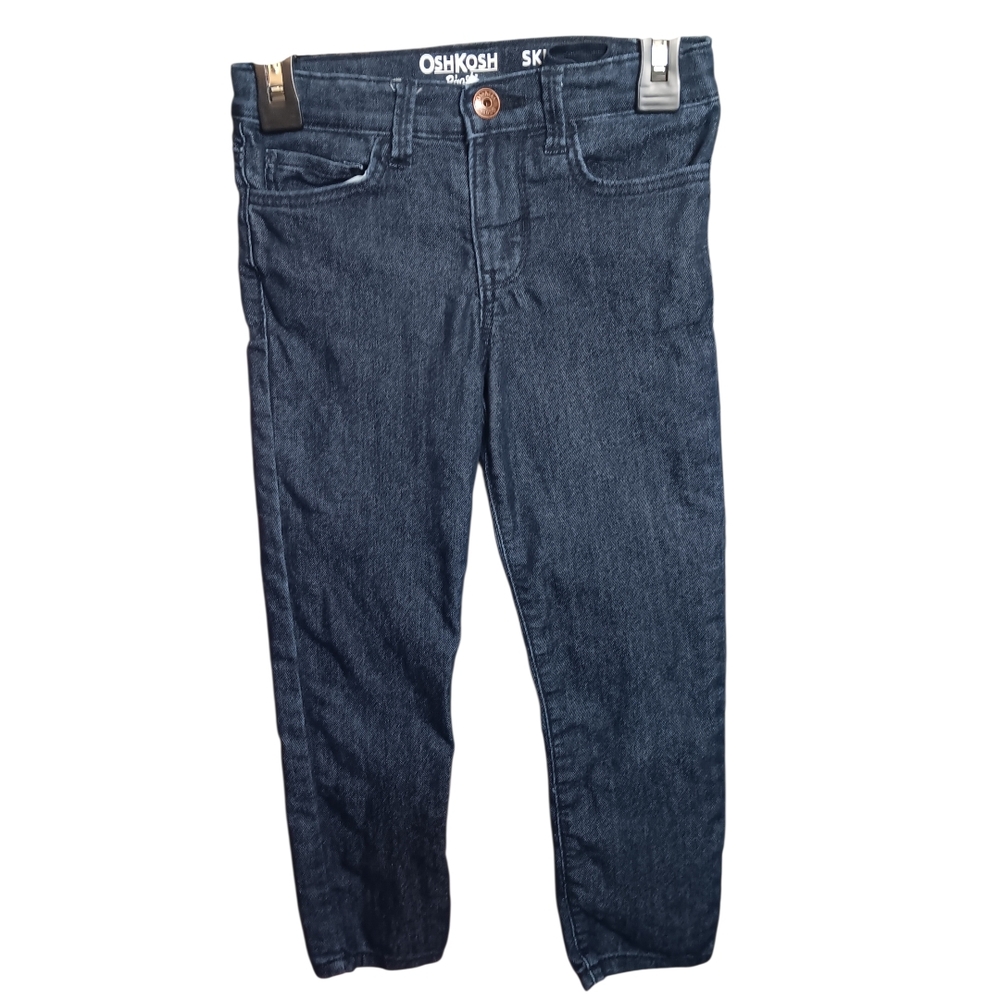 OshKosh B'gosh dark wash skinny jeans for kids Inseam 19" ♡